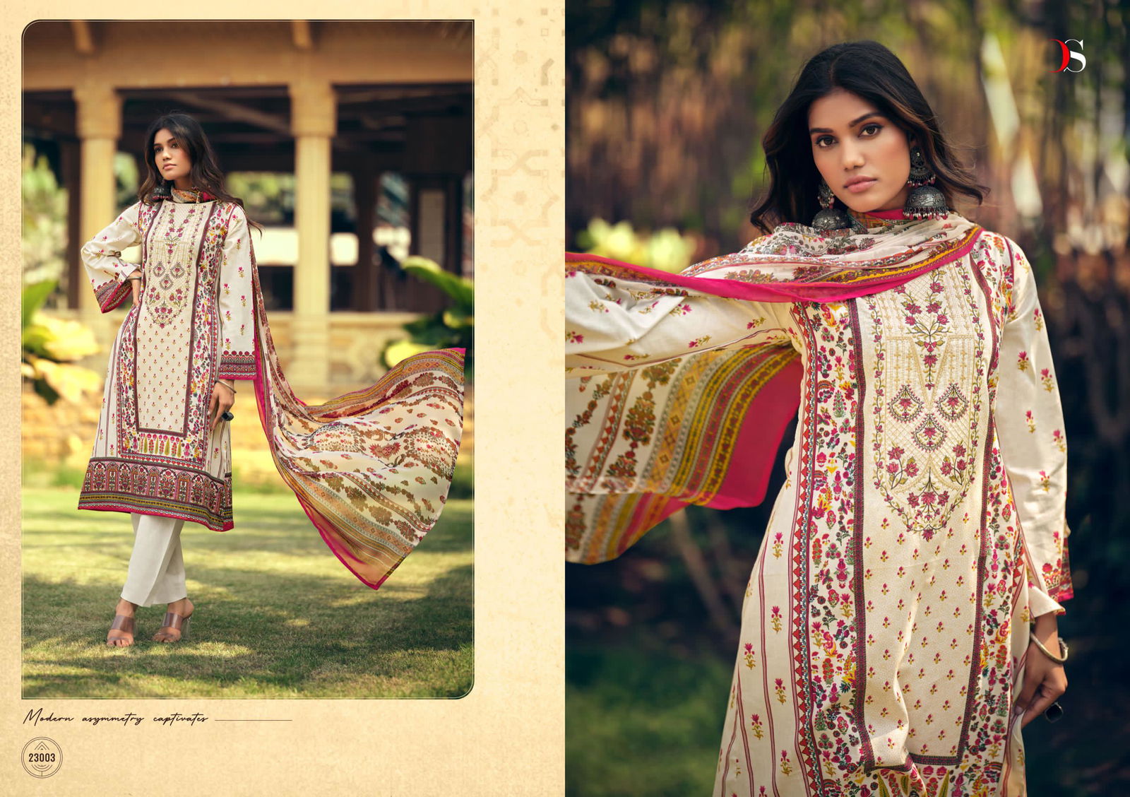 Signature By Deepsy Embroidered Printed Cotton Pakistani Suits Wholesale Shop In Surat